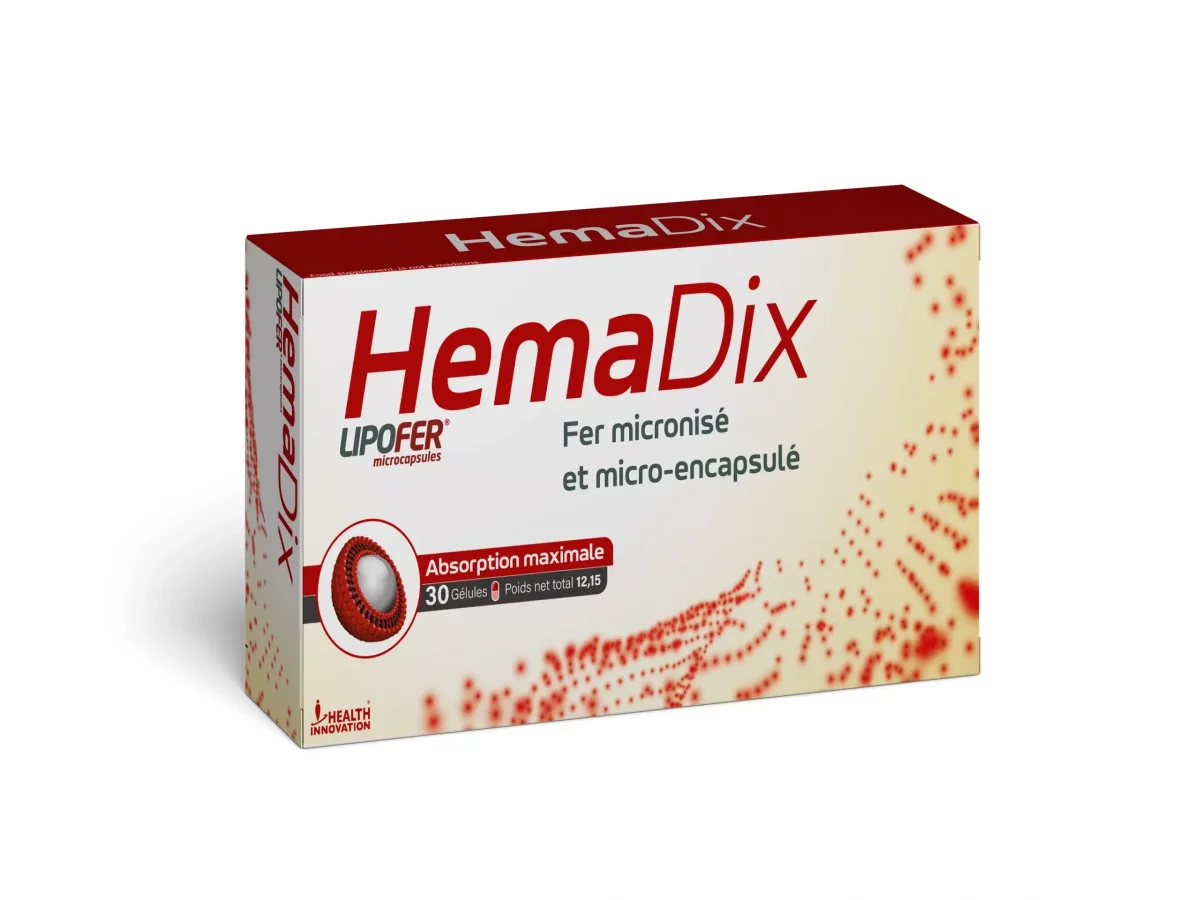 HEMADIX LIPOFER BOITE DE 30 GELULES
