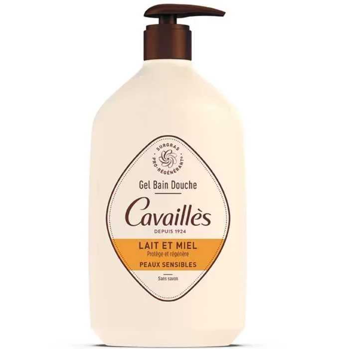 ROGE CAVAILLES GEL BAIN DOUCHE LAIT ET MIEL SURGRAS ACTIF 1L