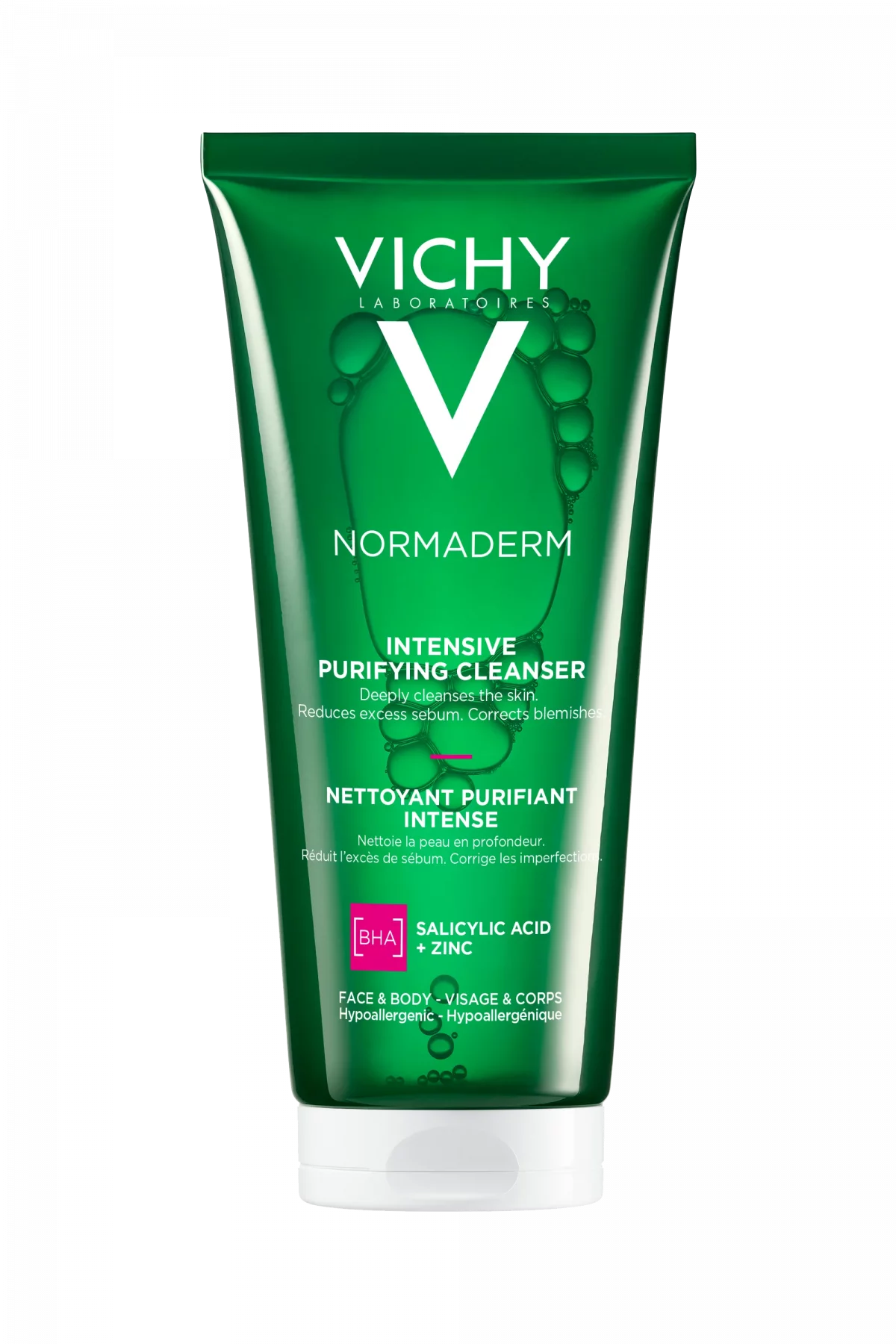 VICHY NORMADERM PHYTOSOLUTION GEL PURIFIANT PEAU GRASSE ACNEIQUE 200ML
