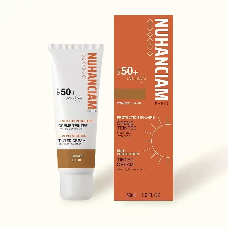 NUHANCIAM CREME SOLAIRE TEINTEE SPF50+ 50ML REFERENCE FONCEE
