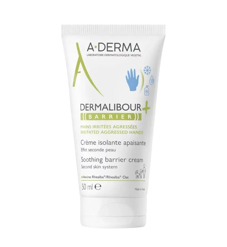 ADERMA DERMALIBOUR+ BARRIER CREME ISOLANTE APAISANTE MAINS IRRITEES 50ML