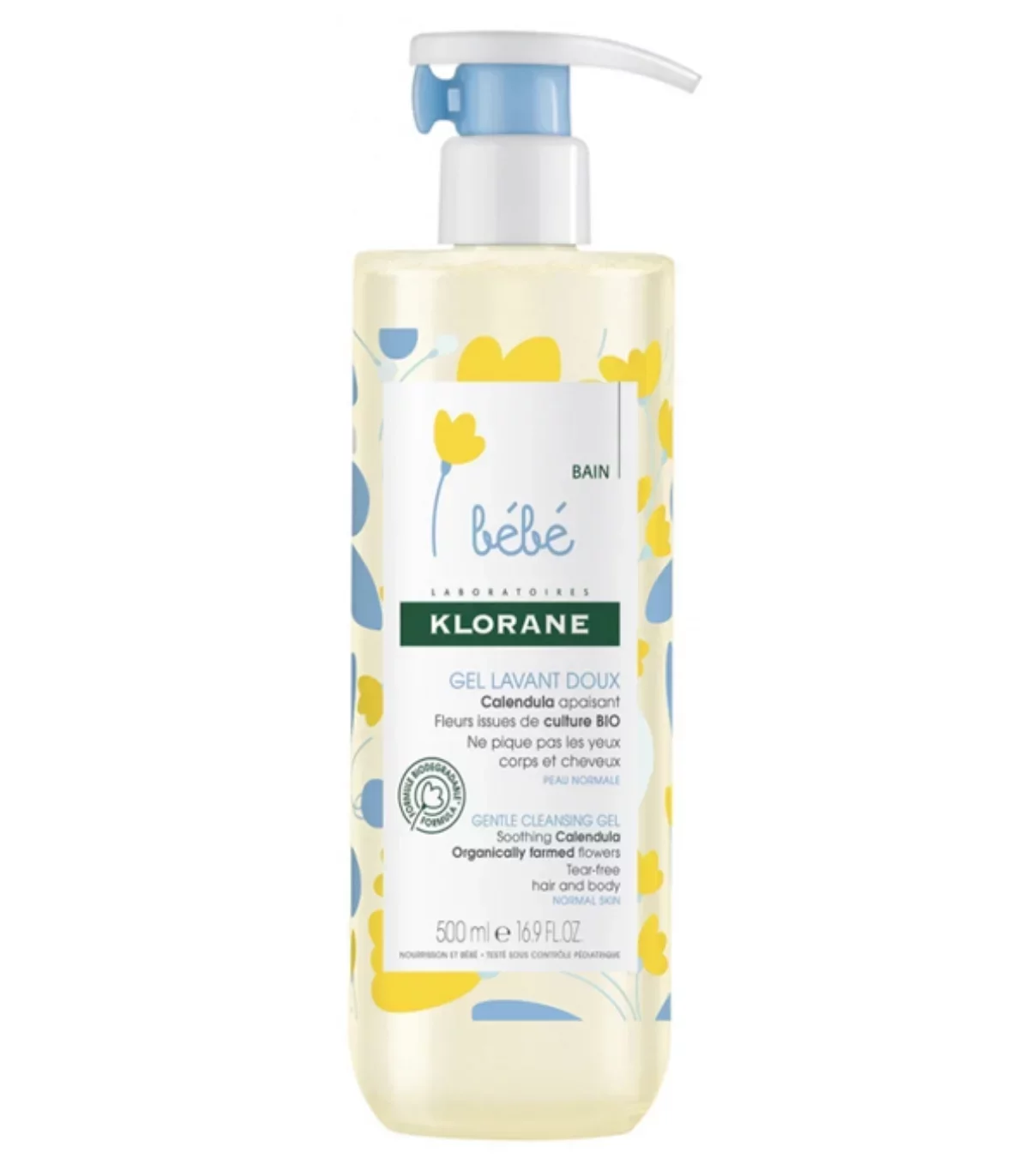KLORANE BEBE GEL LAVANT DOUX 500ML