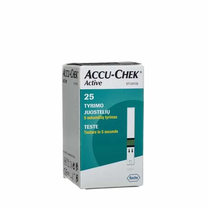 ACCU-CHEK ACTIVE BANDELETTES BOITE DE 25