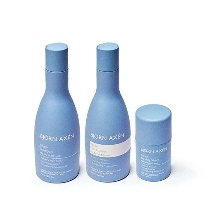 BJORN AXEN PACK SHAMPOOING REPAIR 250ML + CONDITIONER 250ML + BONDING SERUM 50ML