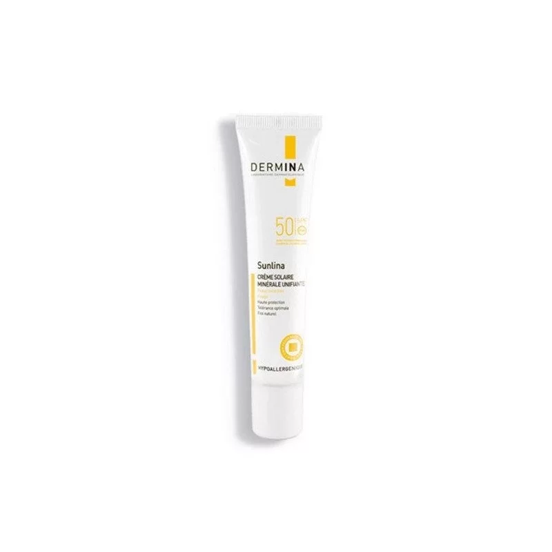 DERMINA SUNLINA CREME SOLAIRE MINERALE UNIFIANTE SPF50+ 40ML