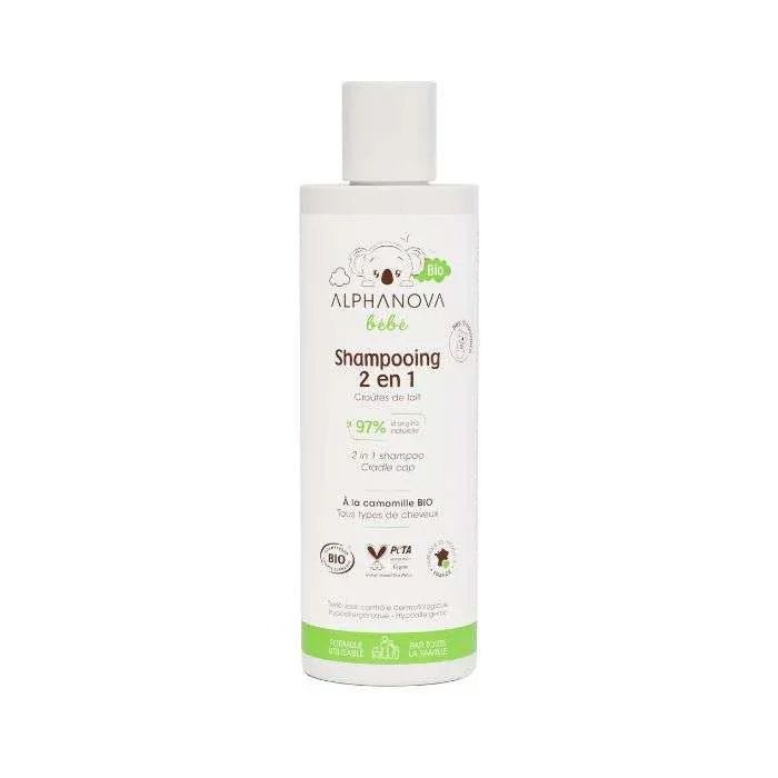 ALPHANOVA BEBE SHAMPOOING 2 EN 1 200ML