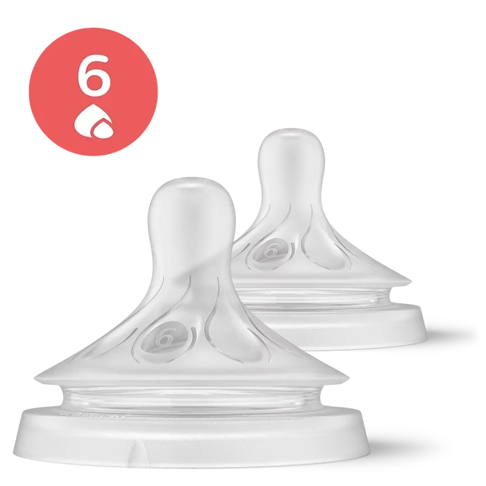 AVENT TETINE NATUREL +6MOIS BOITE DE 2 REFERENCE SCY966/02