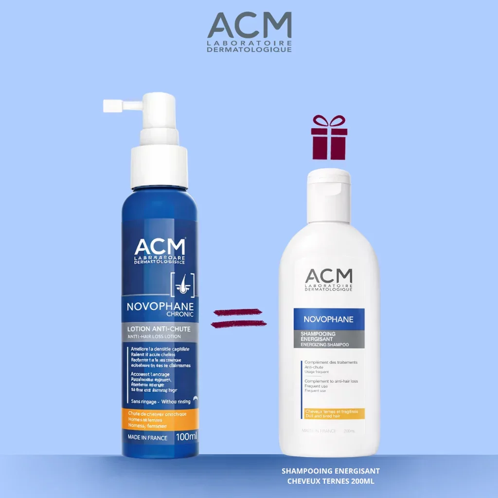 ACM NOVOPHANE PACK CHRONIC LOTION ANTI-CHUTE 100ML + NOVOPHANE SHAMPOOING ENERGISANT 200ML