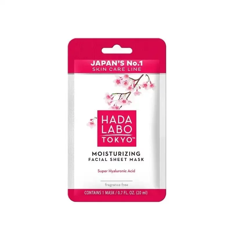 HADA LABO TOKYO JAPAN'S N°1 SKIN CARE LINE MASQUE TISSUS HYDRATANT INTENSIF SUPER HYALURONIC ACID 20ML