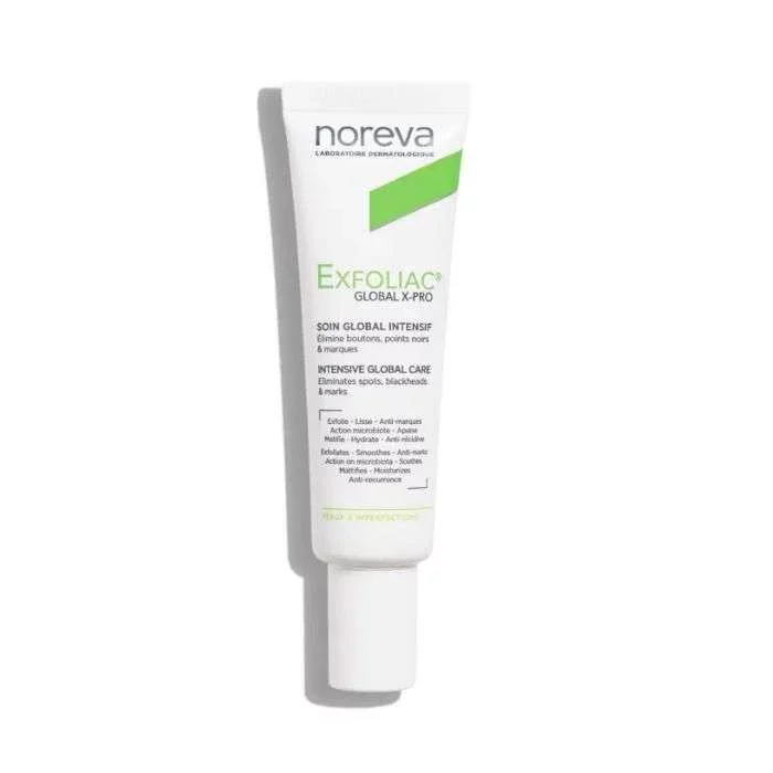 NOREVA EXFOLIAC GLOBAL X-PRO SOINS GLOBAL INTENSIF PEAUX A IMPERFECTIONS 30ML