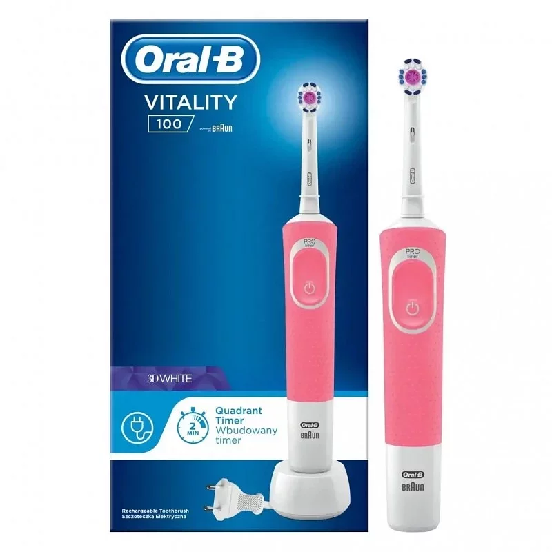 ORAL-B VITALITY 100 ROSE 3D BROSSE A DENTS ELECTRIQUE