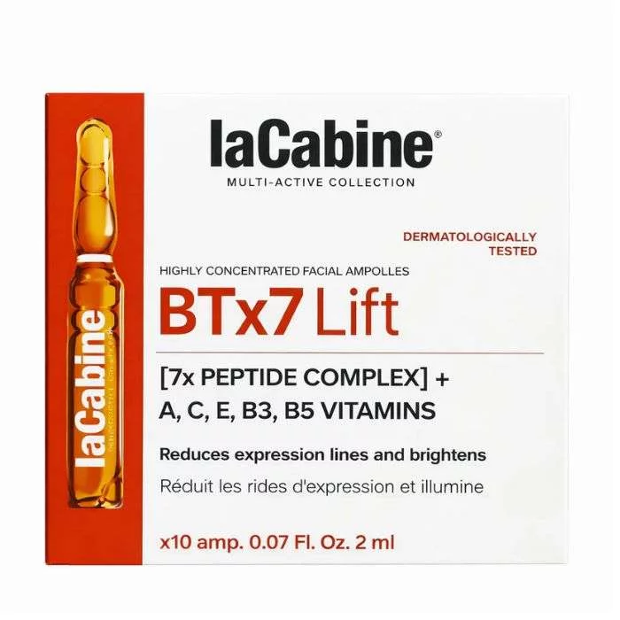 LA CABINE FACIAL AMPOULE BTX7 LIFT AMPOULES BOITE DE 2ML*10