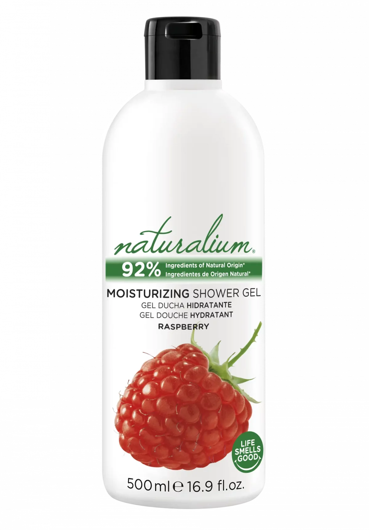 NATURALIUM SHOWER GEL RASPBERRY 500ML