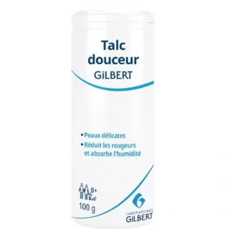GILBERT TALC DOUCEUR FLACON POUDRE 100G 