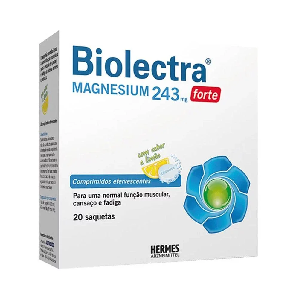 BIOLECTRA MAGNESIUM 243 FORTE BOITE DE 20 COMPRIMES EFFERVESCENTS