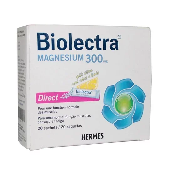 BIOLECTRA ST MAGNESIUM 300MG DIRECT BOITE DE 20 SACHETS