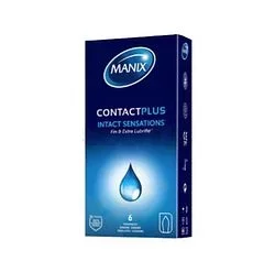 MANIX CONTACT PLUS SENSATIONS INTACTES BOITE DE 6