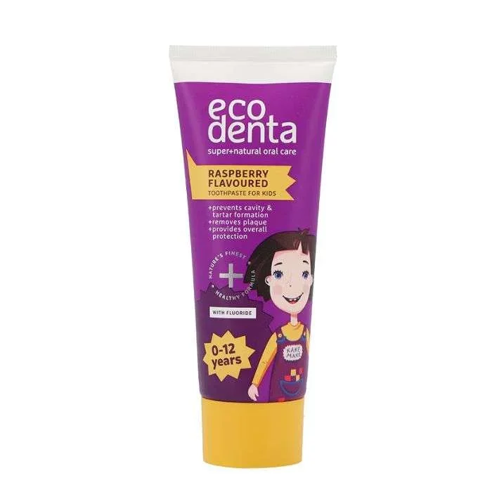 ECODENTA DENTIFRICE FLUORIDE KIDS KAKE MAKE 0-12 ANS FRAISE 75ML