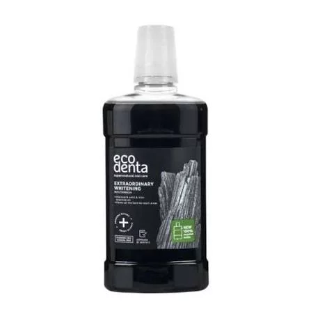 ECODENTA EXTRAORDINARY BAIN DE BOUCHE AU CHARBON ACTIF 500ML