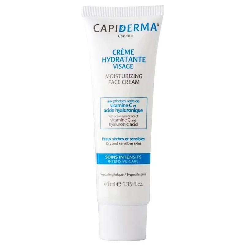 CAPIDERMA CREME HYDRATANTE VISAGE PEAUX SECHES ET SENSIBLES 40ML