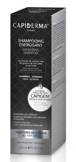 CAPIDERMA SHAMPOOING ENERGISANT 200ML