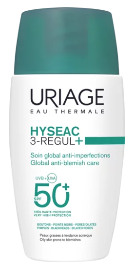 URIAGE EAU THERMAL HYSEAC 3-REGUL + SOIN GLOBAL 50ML SPF50+ 50ML