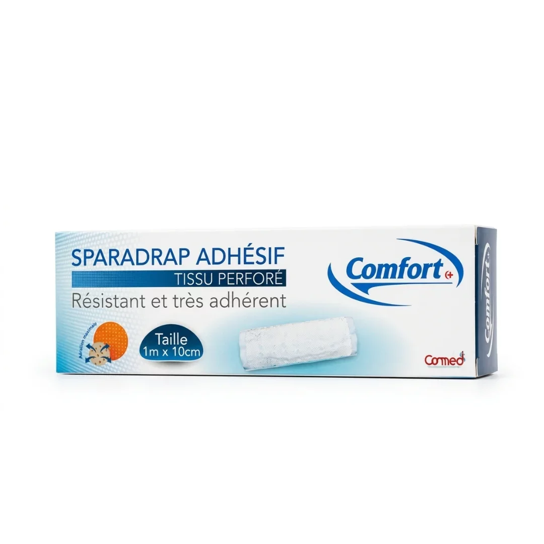 COMFORT+ SPARADRAP ADHESIF 1M*10CM BLANC