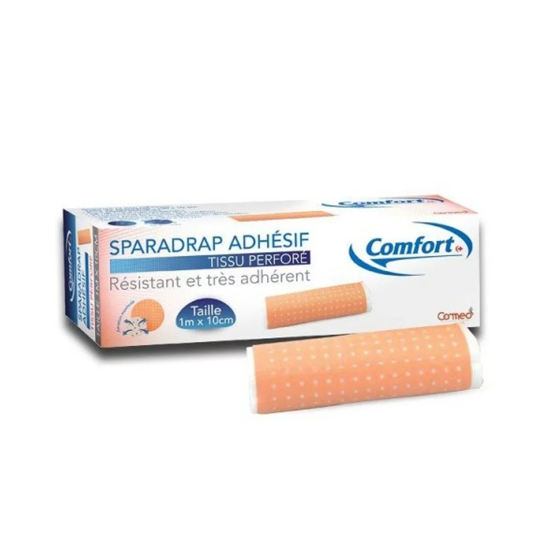 COMFORT+ SPARADRAP ADHESIF 1M*10CM ROUGE