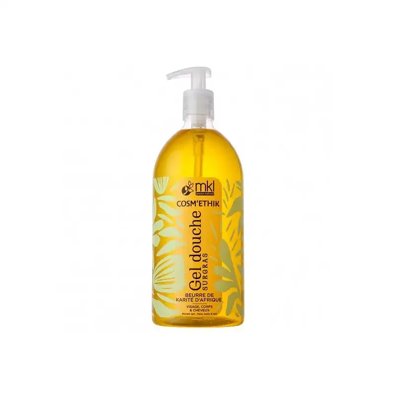 MKL GREEN NATURE COSM'ETHIK SHAMPOOING DOUCHE BEURRE DE KARITE D'AFRIQUE 1L