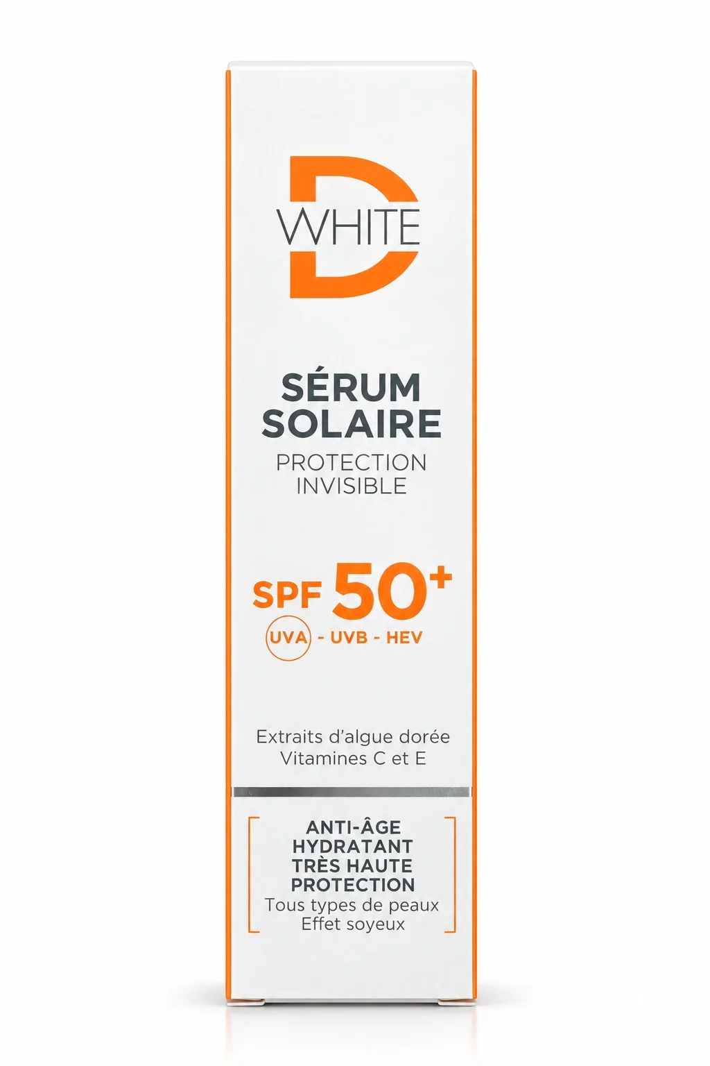 D-WHITE SERUM SOLAIRE SPF50+ ANTI-AGE HYDRATANT 40ML