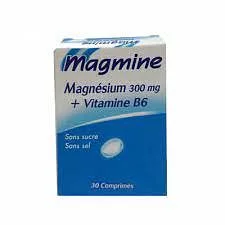 MAGMINE MAGNESIUM 300MG + VITAMINE B6 BOITE DE 30 COMPRIMES