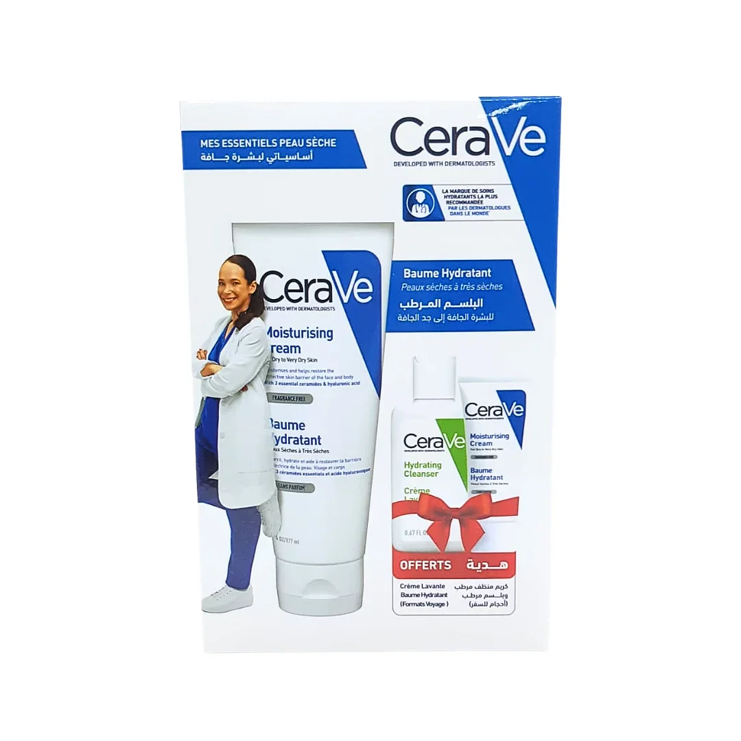 Cerave Pack Baume Hydratant 177ml + Creme Lavante Hydratante 20ml