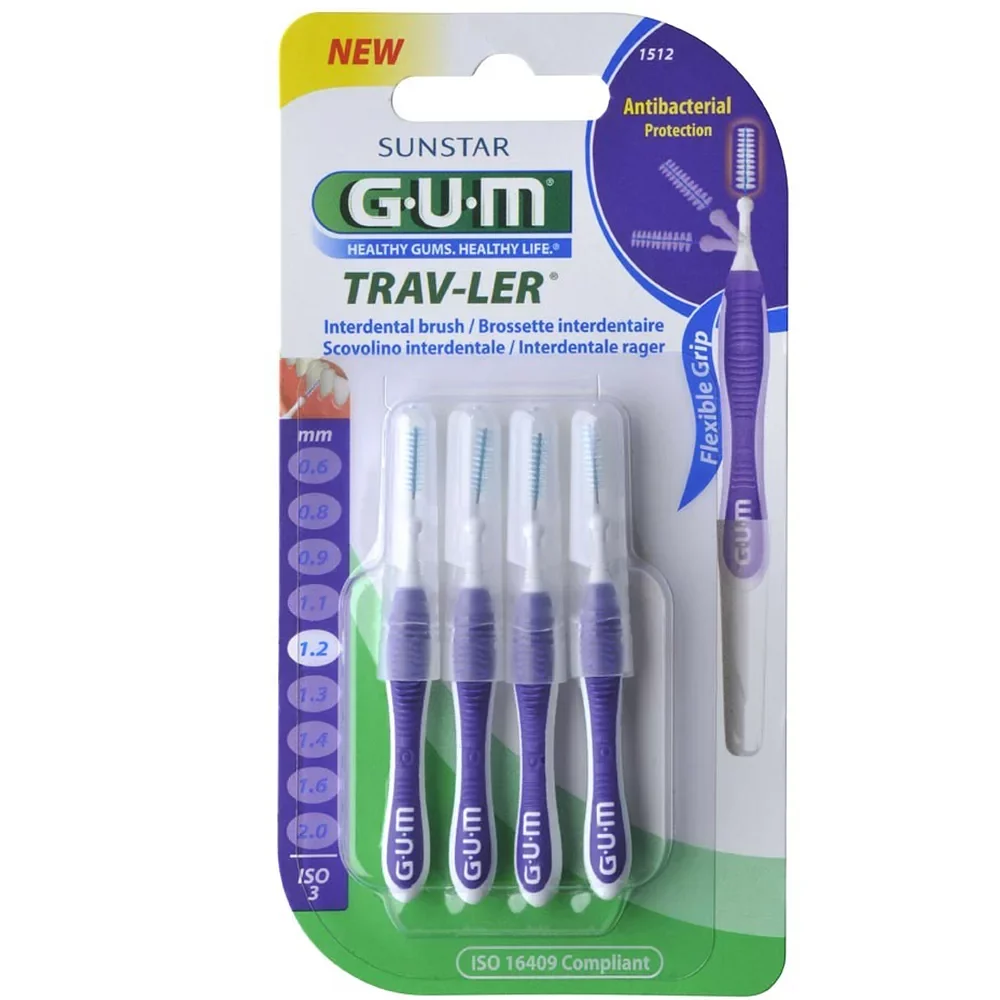 Gum Trav-ler Brossettes Anti Bacterial 1.2 Reference 1512