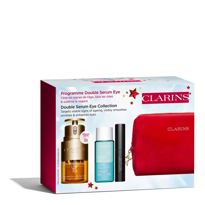 Clarins Coffret Collection Double Serum Eye 20ml + Demaquillant Express 30ml Reference 80097135