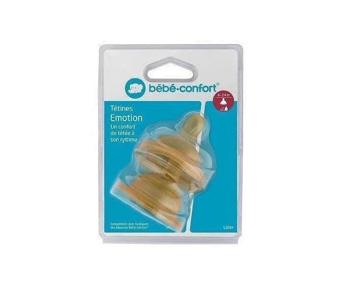 Bebe Confort Tetines Latex3 Vitesse Taille 3 Reference 780