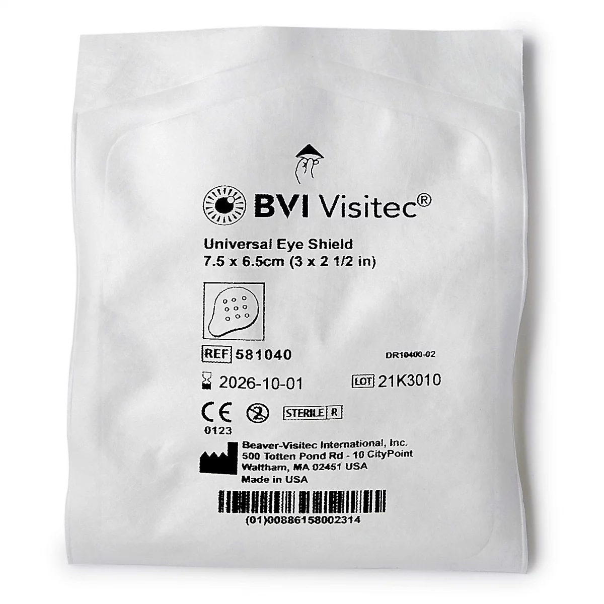 Bvi Visitec 7.5*6.5cm Eye Shield Reference 581040