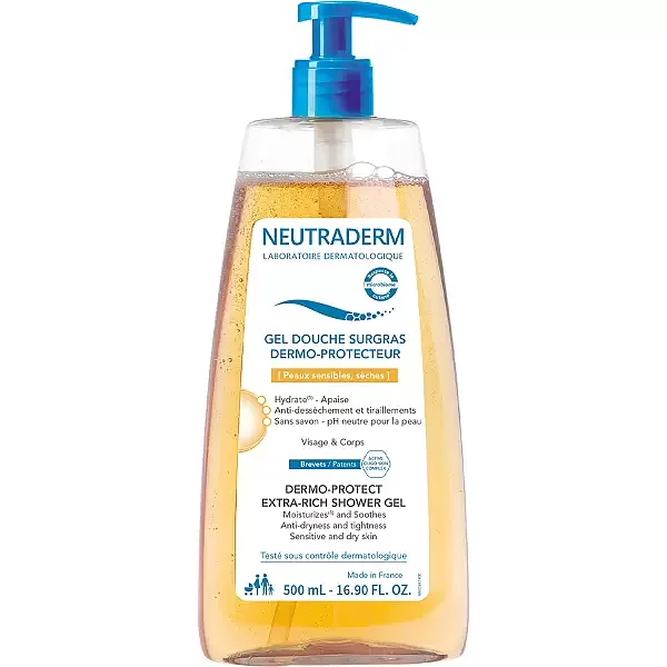Neutrapharm Gel Douche Surgras Dermo-protecteur 500ml