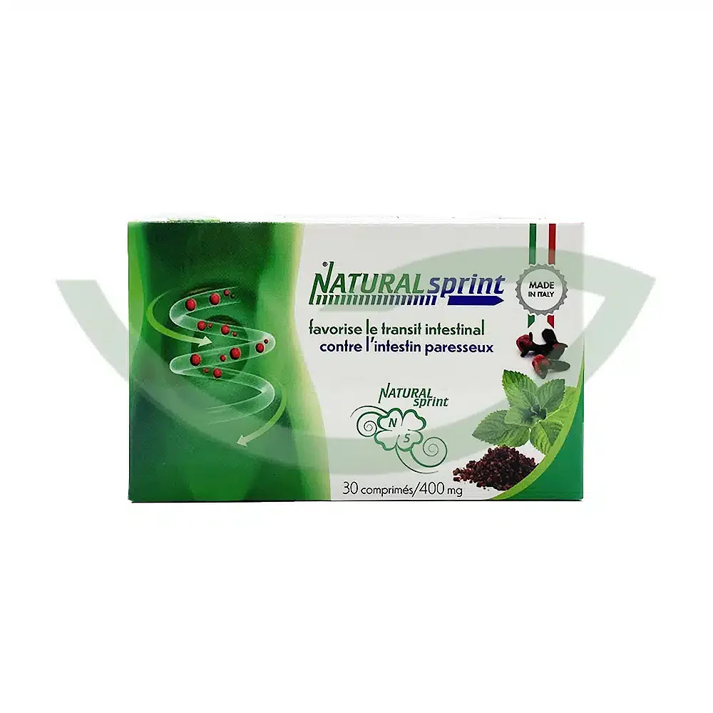 NATURAL SPRINT TRANSIT INTESTINAL BOITE DE 30 COMPRIMES
