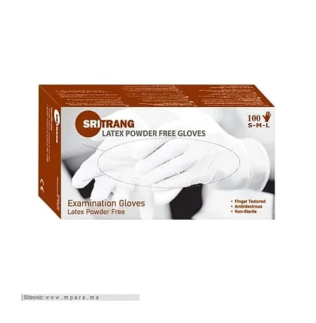 Gants D'examen Latex Taille S Boite De 100