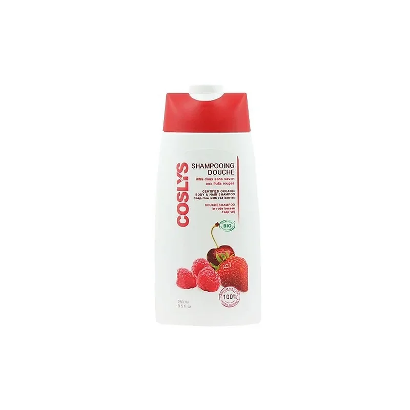 COSLYS SHAMPOOING DOUCHE AUX FRUITS ROUGES