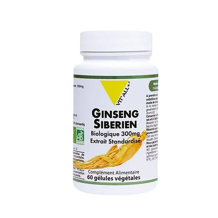 Ginseng Siberien 300mg Boite De 60 Gelules