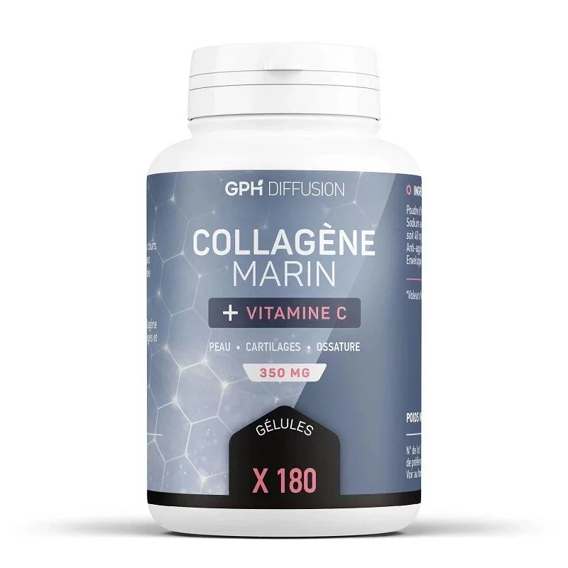 GPH COLLAGENE MARIN + VITAMINE C 350MG BOITE DE 180 GELULES