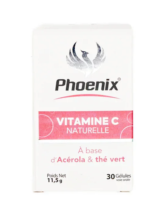 Phoenix Vitamin C Naturel Et Acerola Boite De 30 Gelules