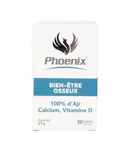 Phoenix Bien Etre Osseux Calcium Boite De 30 Gelules