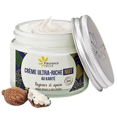 Fleurance Creme Nuit Ultra Riche Au Karite 50ml