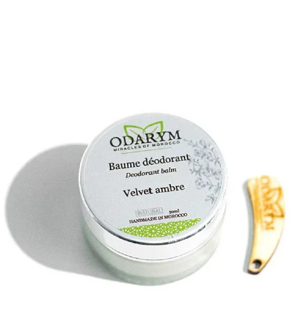 Odarym Baume Deodorant Velvet Ambre Sans Huiles Essentielles 25g