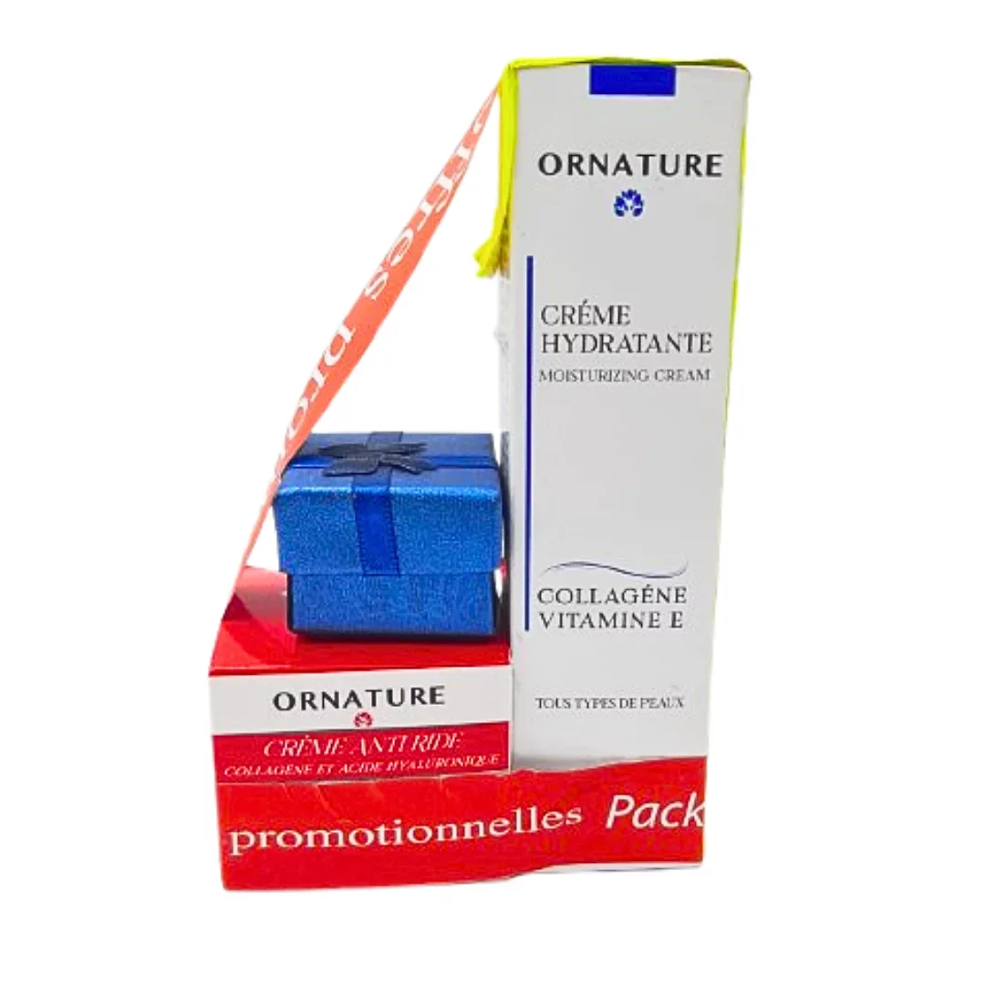 Ornature Pack Creme Anti-rides 50g + Creme Hydratante 50ml + Boucle 