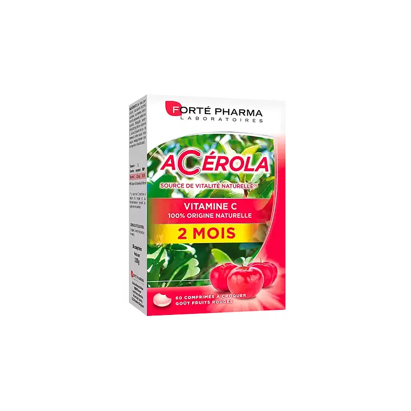 Forte Pharma Energie Acerola Boite De 60 Comprimes