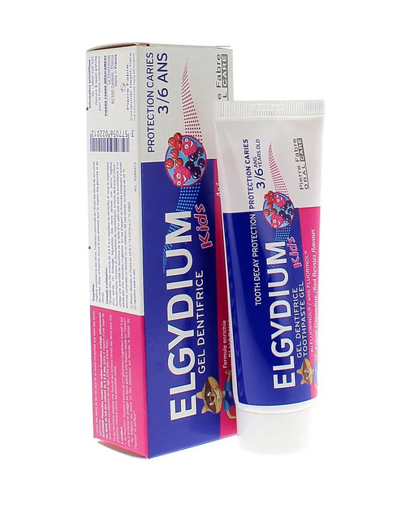 ELGYDIUM DENTIFRICE KIDS GRENADINE 3-6ANS 50ML