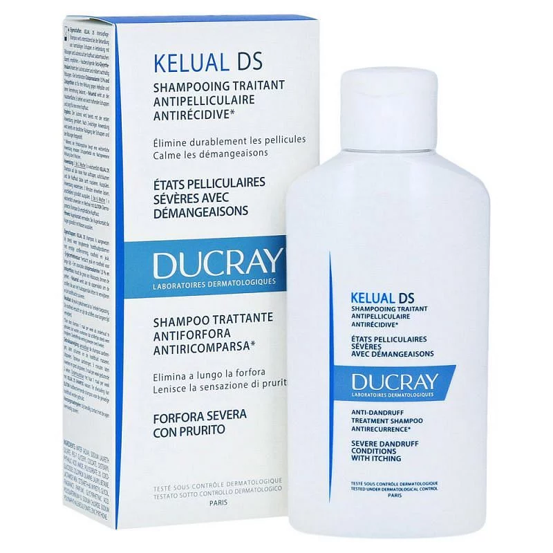 DUCRAY KELUAL DS SHAMPOOING TRAITANT ANT-PELLICULAIRE ANTI-RECIDIVE 100ML